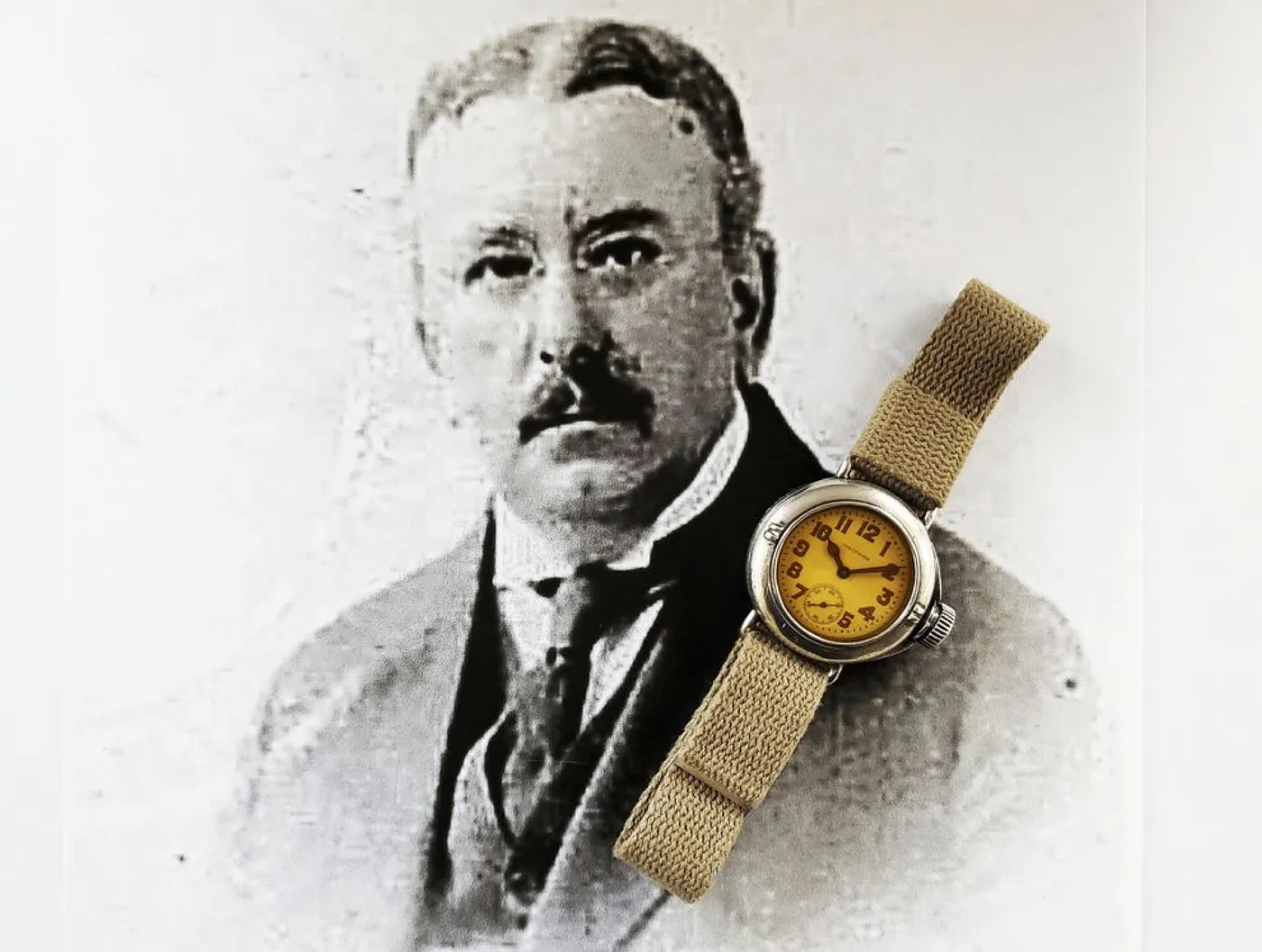 1919 Waltham Depollier Field & Marine “THERMO” the first waterproof watch has finally been found.